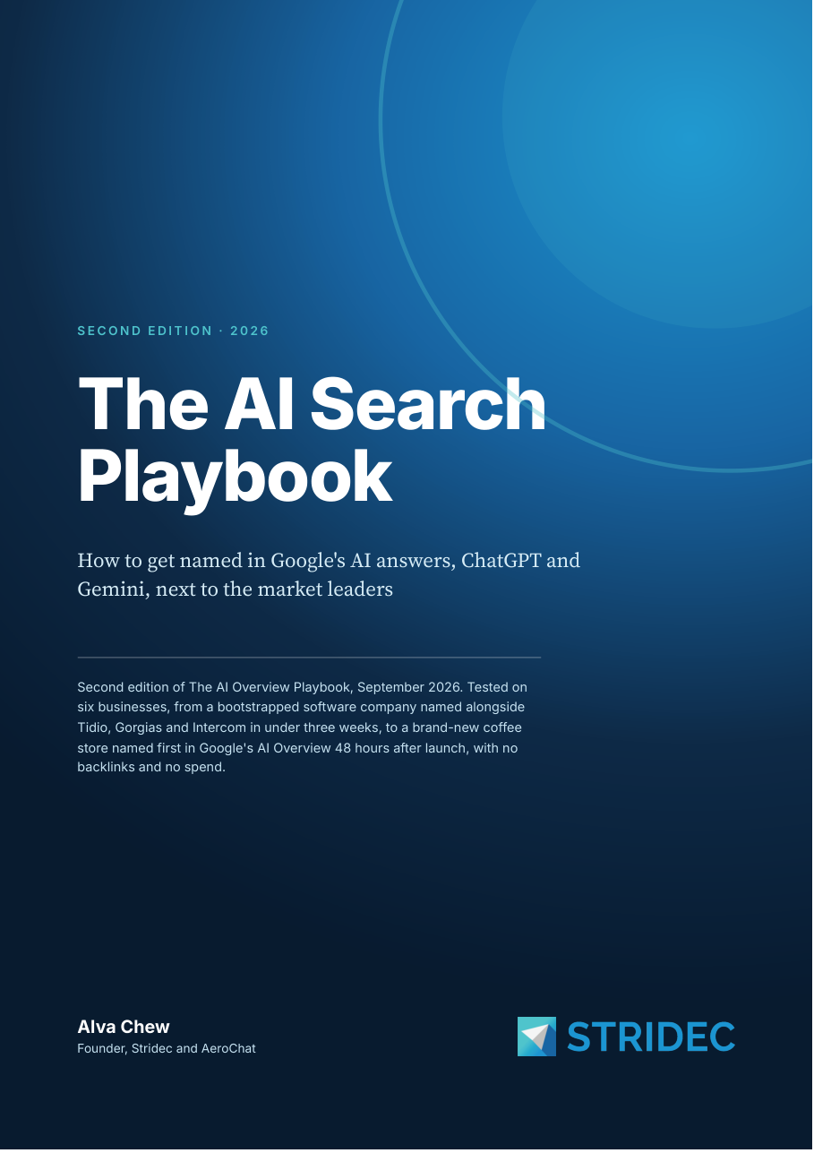 The AI Search Playbook, second edition, cover